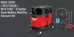 Fastenal M18 FUEL 9 Gallon Dual-Battery Wet/Dry Vacuum Kit offer