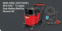 Fastenal M18 FUEL 12 Gallon Dual-Battery Wet/Dry Vacuum Kit offer
