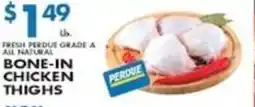 Associated Perdue bone-in chicken thighs offer