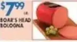 Associated Boar's Head Bologna offer