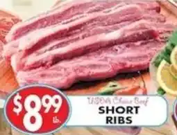 Associated Usda choice beef short ribs offer