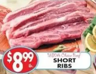 Usda choice beef short ribs