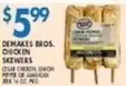 Associated Demakes Bros. Chicken Skewers offer