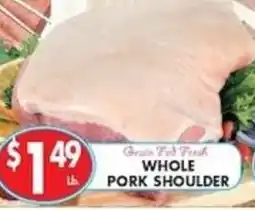 Associated Grain Fed Fresh Whole Pork Shoulder offer