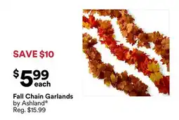 Michaels Fall Chain Garlands by Ashland offer