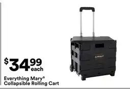 Michaels Everything Mary Collapsible Rolling Cart offer