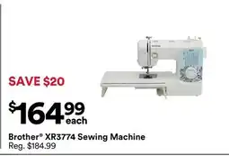 Michaels Brother XR3774 Sewing Machine offer