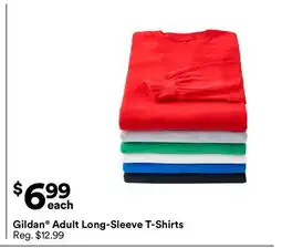 Michaels Gildan Adult Long-Sleeve T-Shirts offer