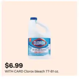 CVS Clorox bleach 77-81 oz offer