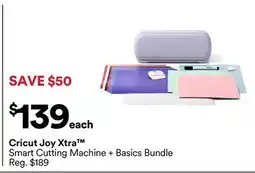 Michaels Cricut Joy Xtra Smart Cutting Machine + Basics Bundle offer