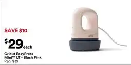 Michaels Cricut EasyPress Mini LT - Blush Pink offer