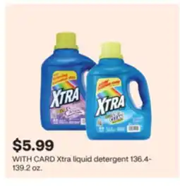 CVS Xtra liquid detergent 136.4- 139.2 oz offer