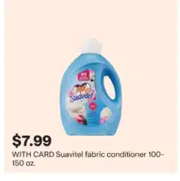 CVS Suavitel fabric conditioner 100- 150 oz offer