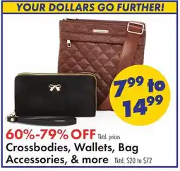 Boscov's Crossbodies, Wallets, Bag Accessories, & more offer