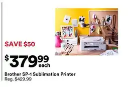 Michaels Brother SP-1 Sublimation Printer offer