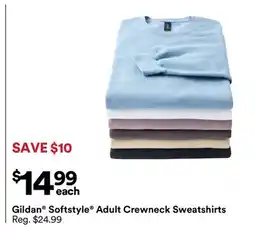 Michaels Gildan Softstyle Adult Crewneck Sweatshirts offer