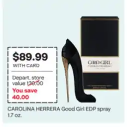 CVS CAROLINA HERRERA Good Girl EDP spray offer