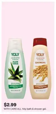 CVS ALL Yoly bath & shower gel offer