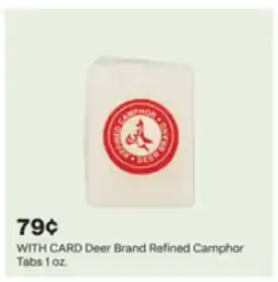 CVS Deer Brand Refined Camphor Tabs 1 oz offer