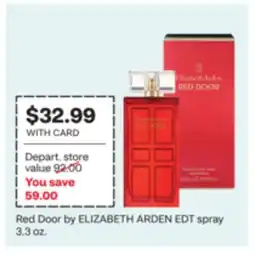 CVS Red Door by ELIZABETH ARDEN EDT spray 3.3 oz offer