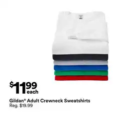 Michaels Gildan Adult Crewneck Sweatshirts offer