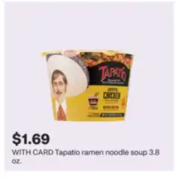 CVS TapatÃo ramen noodle soup 3.8 oz offer