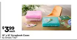 Michaels 12 x 12 Scrapbook Cases by Simply Tidy offer