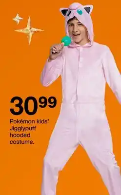 Target Pokémon kids' Jigglypuff hooded costume offer