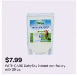 CVS DairySky instant non-fat dry milk 26 oz offer