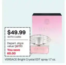 CVS VERSACE Bright Crystal EDT spray offer