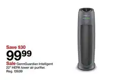 Target GermGuardian Intelligent 22 HEPA tower air purifier offer