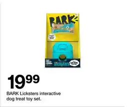 Target BARK Licksters interactive dog treat toy set offer