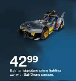 Target Batman signature crime fighting car with Bat-Drone cannon offer
