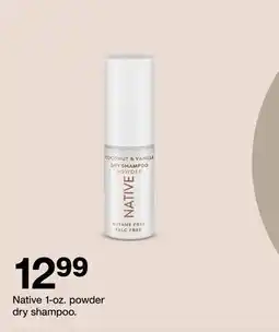 Target Native 1-oz. powder dry shampoo offer