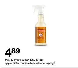 Target Mrs. Meyer's Clean Day 16-oz. apple cider multisurface cleaner spray.† offer
