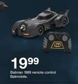 Target Batman 1989 remote control Batmobile offer