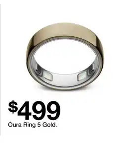 Target Oura Ring 5 Gold offer