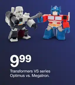 Target Transformers VS series Optimus vs. Megatron offer