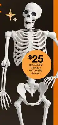 Target Hyde & EEK! Boutique posable skeleton offer