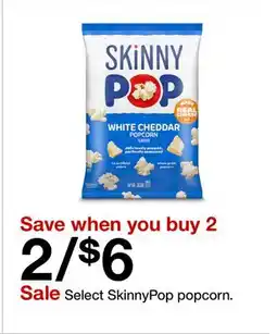 Target Select SkinnyPop popcorn offer