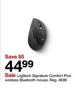 Target Logitech Signature Comfort Plus wireless Bluetooth mouse offer