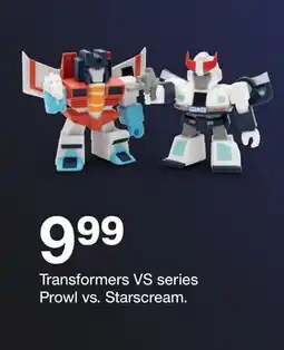 Target Transformers VS series Prowl vs. Starscream offer