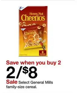 Target Select General Mills family-size cereal offer