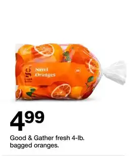 Target Good & Gather fresh 4-lb. bagged oranges offer
