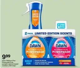 Target Dawn Platinum Plus Powerwash 2pk. pumpkin spice & frosted cranberry dish soap offer