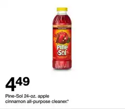 Target Pine-Sol 24-oz. apple cinnamon all-purpose cleaner offer