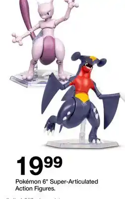 Target Pokémon 6 Super-Articulated Action Figures offer