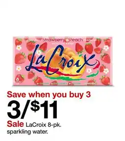 Target LaCroix 8-pk. sparkling water offer