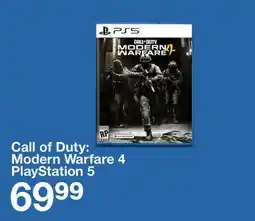 Target Call of Duty: Modern Warfare 4 PlayStation 5 offer