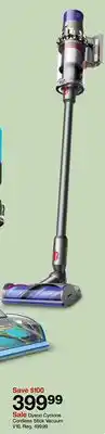 Target Dyson Cyclone Cordless Stick Vacuum V10 offer